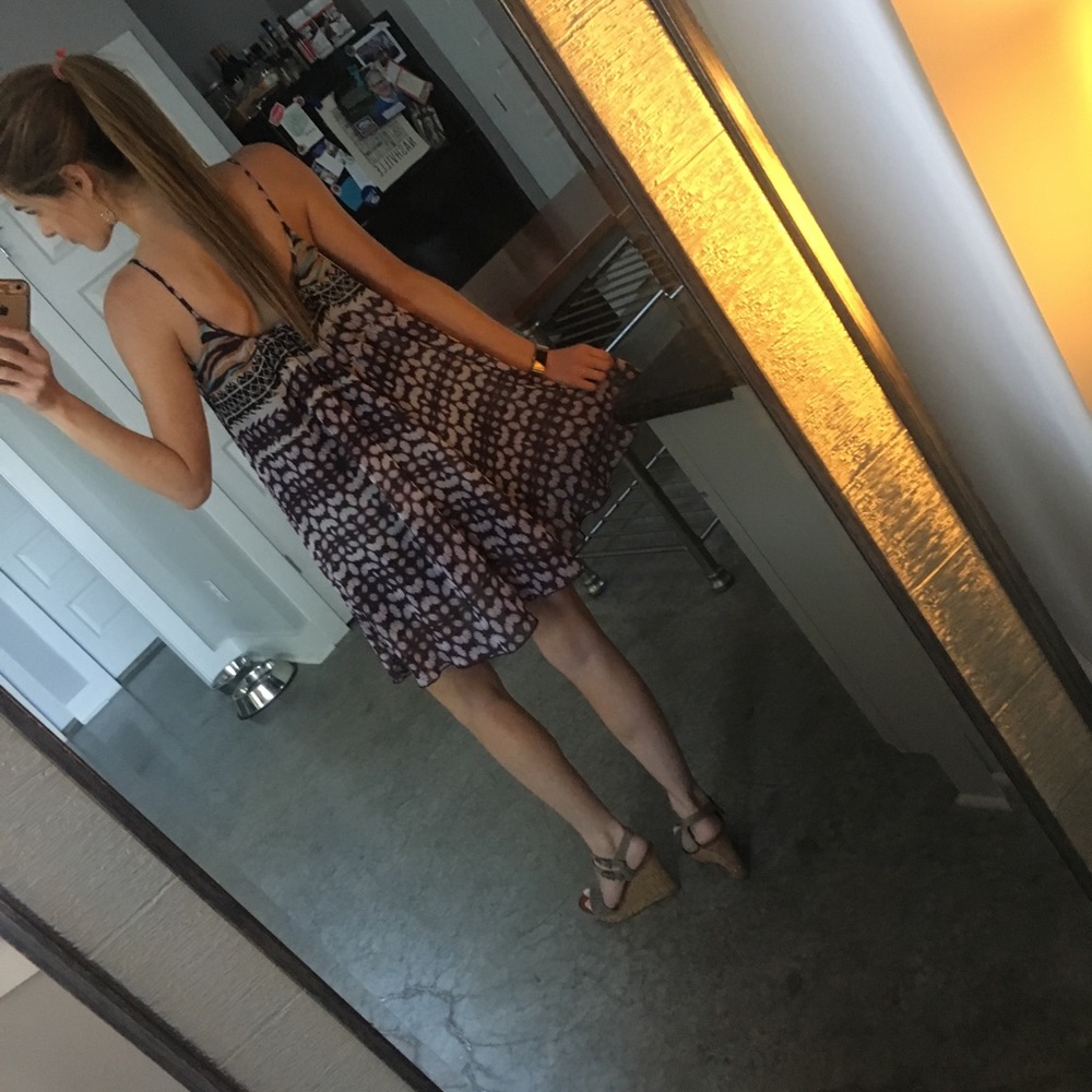 Flowy printed sundress // EXPRESS - Picture 2 of 6